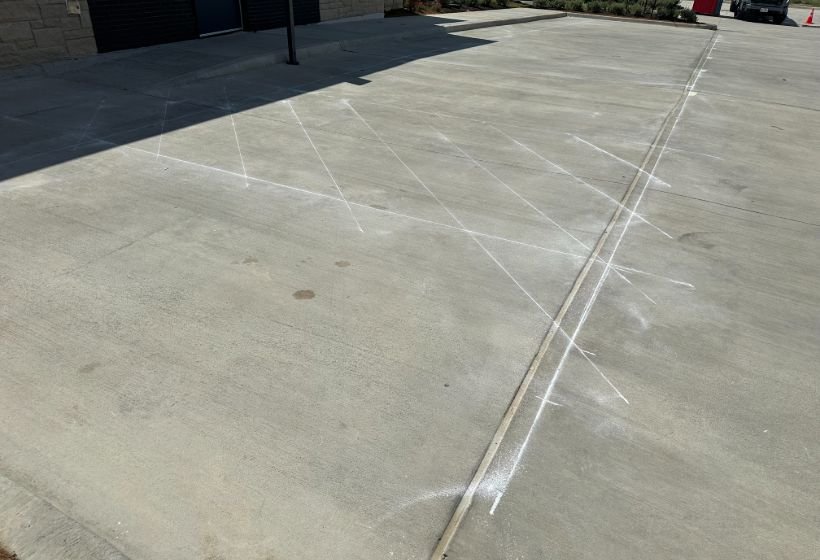 Parking Lot tigers Striping